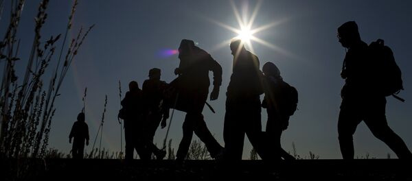 Migrantes en Hungría Migrantes en Hungría - Sputnik Mundo