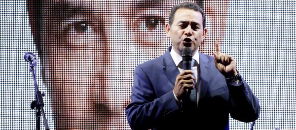 Jimmy Morales - Sputnik Mundo