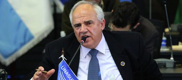 El secretario general de Unasur, Ernesto Samper - Sputnik Mundo