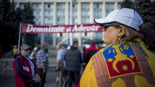 Protestas en Chisinau - Sputnik Mundo