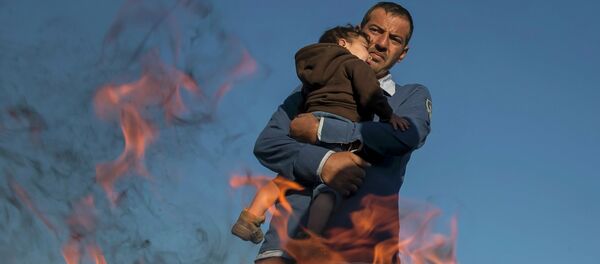 Refugiados en Hungría - Sputnik Mundo