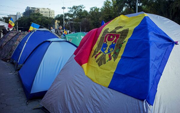 Protestas multitudinarias en Chisinau - Sputnik Mundo