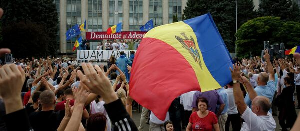 Protestas multitudinarias en Chisinau - Sputnik Mundo