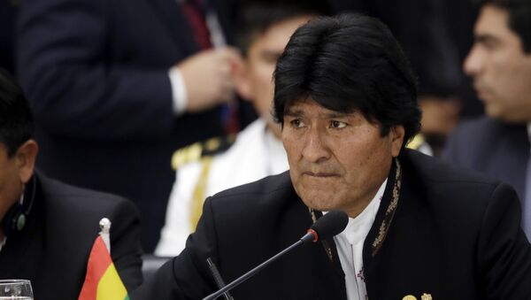 El presidente de Bolivia, Evo Morales - Sputnik Mundo