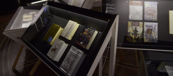 Exposición Quijotes por el mundo en el Instituto Cervantes en Madrid Exposición Quijotes por el mundo en el Instituto Cervantes en Madrid - Sputnik Mundo