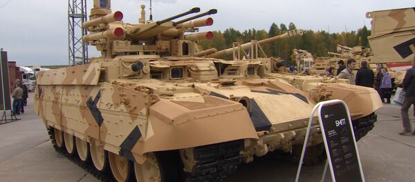 Russia Arms Expo 2015: Terminator-2, véhicule de soutien de chars - Sputnik Mundo