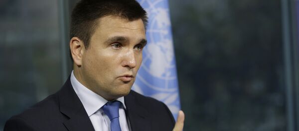 Pavló Klimkin, ministro de Exteriores de Ucrania - Sputnik Mundo