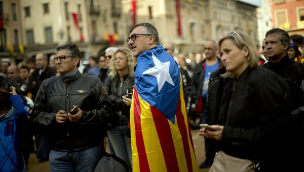 Celebración del Día Nacional de Cataluña, la Diada - Sputnik Mundo