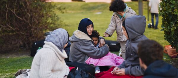 Los refugiados sirios (archivo) - Sputnik Mundo
