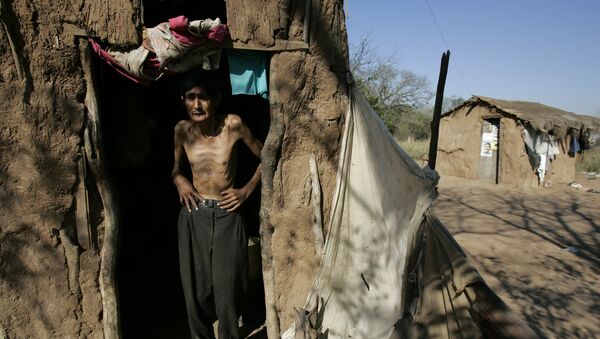 Indígena argentino de 52 años en la provincia de Chaco - Sputnik Mundo