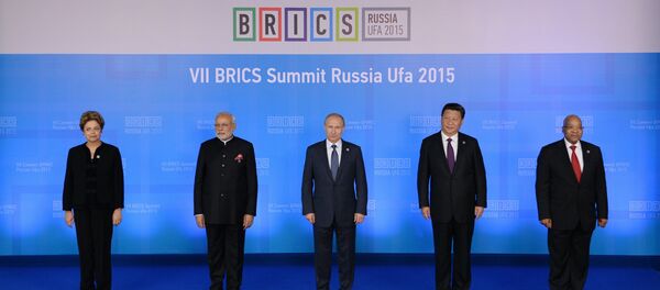 Líderes de los países miembros de los BRICS Líderes de los países miembros de los BRICS - Sputnik Mundo