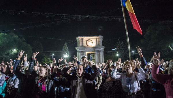 Protestas multitudinarias en Chisinau - Sputnik Mundo