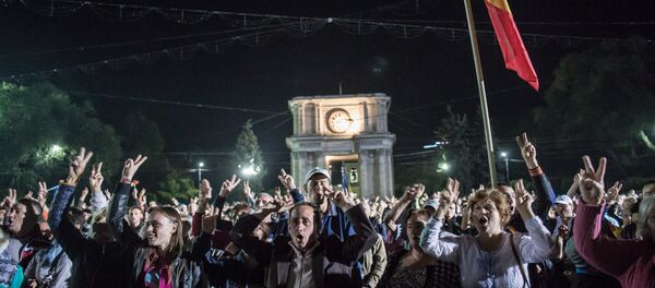 Protestas multitudinarias en Chisinau - Sputnik Mundo