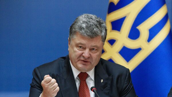 Petró Poroshenko, presidente de Ucrania - Sputnik Mundo