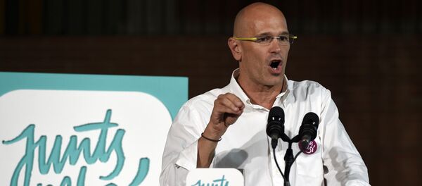 Raül Romeva, cabeza de lista de la candidatura Junts pel Sí - Sputnik Mundo