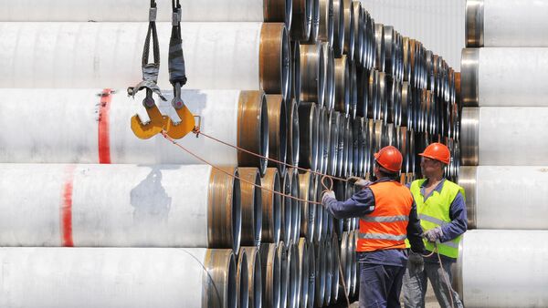 Construcción del gasoducto Turk Stream (archivo) - Sputnik Mundo