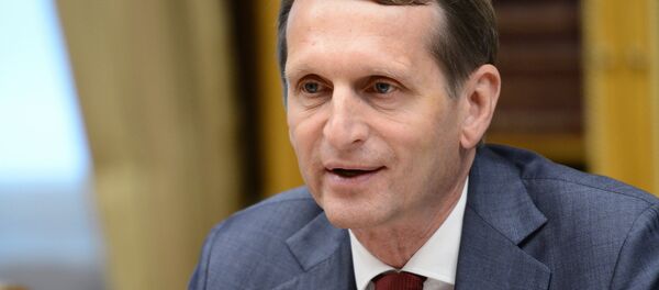 Serguéi Narishkin, presidente de la Duma de Estado de Rusia - Sputnik Mundo