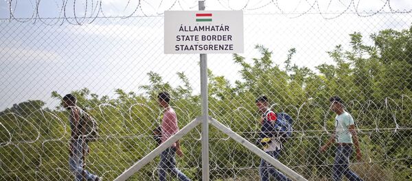 Frontera entre Hungría y Serbia - Sputnik Mundo