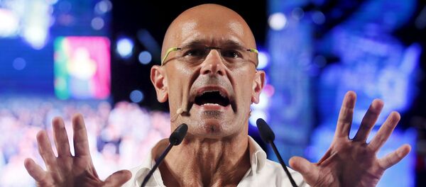 Cabeza de lista de Junts pel Sí, Raül Romeva - Sputnik Mundo