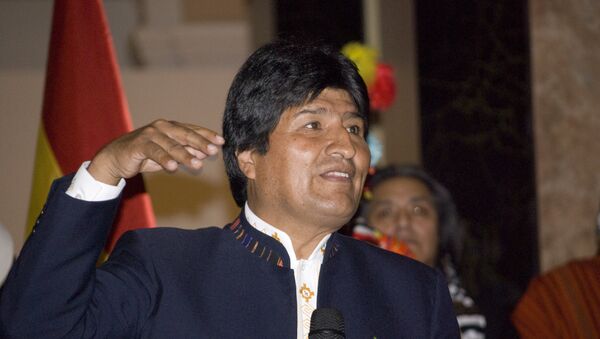 Evo Morales, presidente de Bolivia - Sputnik Mundo