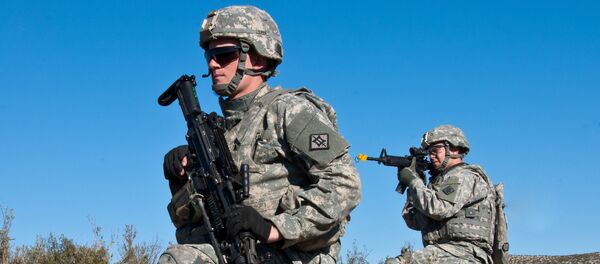 Soldados estadounidenses en Zaragoza (Archivo) - Sputnik Mundo