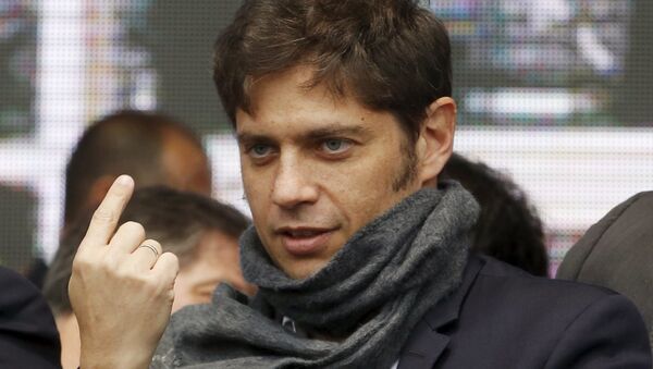 Argentina's Economy Minister Economy Minister Axel Kicillof attends the inauguration of a hospital care unit at the Buenos Aires’ Jose C. Paz suburb, Argentina, September, 9, 2015 - Sputnik Mundo