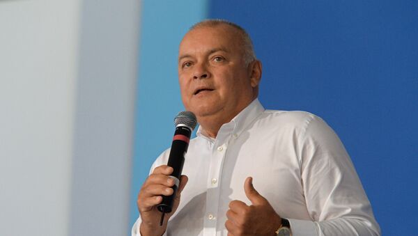 El director general de la agencia internacional Rossiya Segodnya, Dmitri Kiseliov - Sputnik Mundo