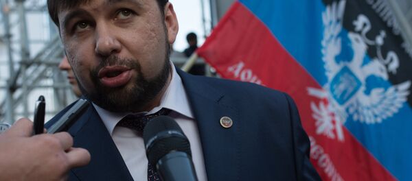 Denís Pushilin, representante de la autoproclamada República Popular de Donetsk (archivo) - Sputnik Mundo