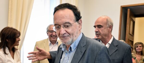 Panayotis Lafazanis, líder del nuevo partido Unidad Popular - Sputnik Mundo