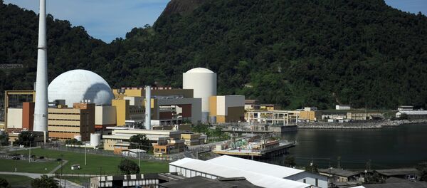 Overview of the Angra 2 nuclear plant (L) and 1 (R) in Angra dos Reis, 240 km south of Rio de Janeiro, Brazil on April 14, 2011. Overview of the Angra 2 nuclear plant (L) and 1 (R) in Angra dos Reis, 240 km south of Rio de Janeiro, Brazil on April 14, 2011. - Sputnik Mundo