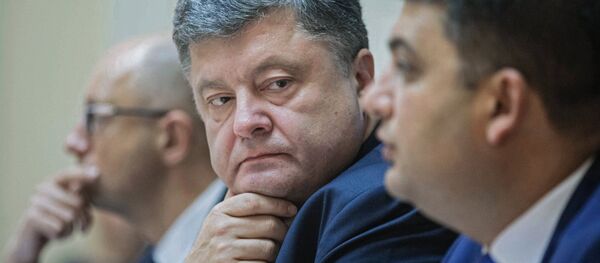 Petró Poroshenko, presidente de Ucrania Petró Poroshenko, presidente de Ucrania - Sputnik Mundo