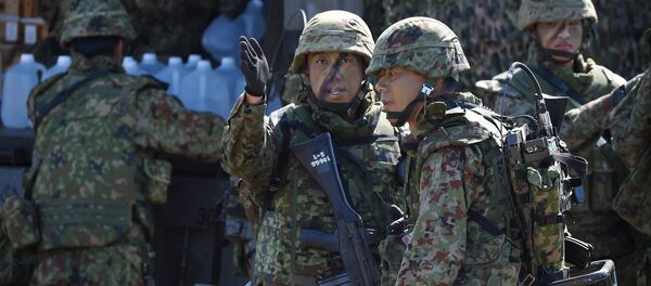 Soldados del Ejército de Japón Soldados del Ejército de Japón - Sputnik Mundo
