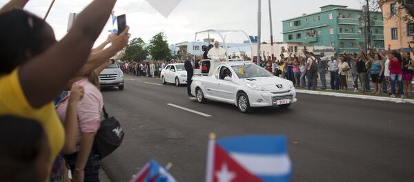 El papa Francisco en La Habana - Sputnik Mundo