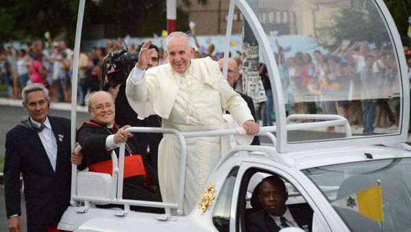 El papa Francisco en La Habana - Sputnik Mundo