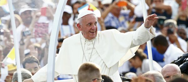 Papa Francisco en la Plaza de la Revolución en La Habana - Sputnik Mundo