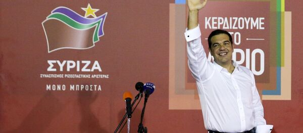 El dirigente de Syriza, Alexis Tsipras - Sputnik Mundo