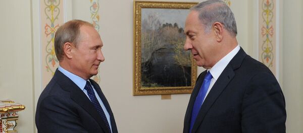 Presidente de Rusia, Vladímir Putin, y primer ministro israelí, Benjamín Netanyahu - Sputnik Mundo