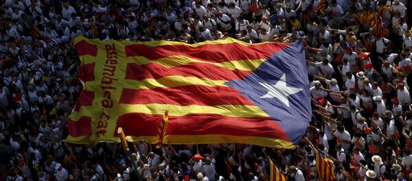 Demonstración Via Lliure en Barcelona - Sputnik Mundo