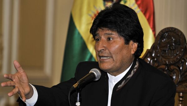 Evo Morales, presidente de Bolivia (archivo) - Sputnik Mundo