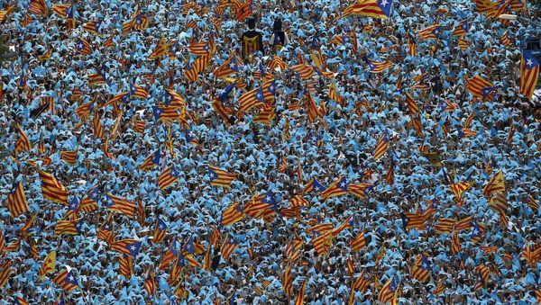 Demonstración Via Lliure en Barcelona - Sputnik Mundo