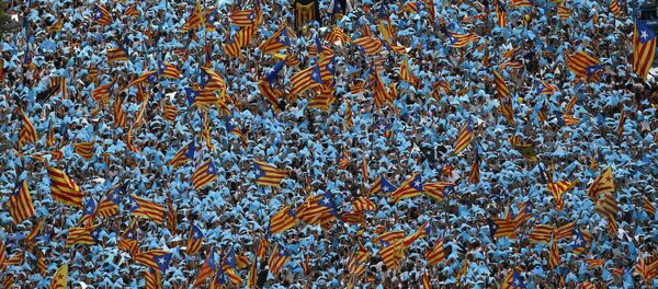 Demonstración Via Lliure en Barcelona - Sputnik Mundo