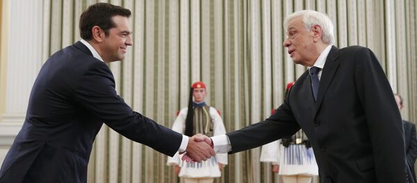 Alexis Tsipras y Prokopis Pavlópulos - Sputnik Mundo