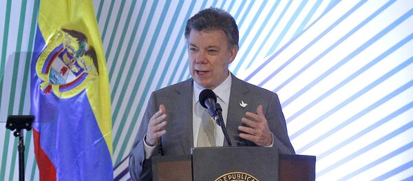 Juan Manuel Santos, presidente de Colombia - Sputnik Mundo