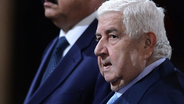 Walid Muallem, ministro de Asuntos Exteriores de Siria - Sputnik Mundo