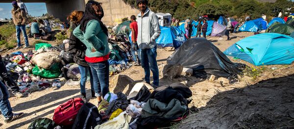 Migrantes están viviendo en lugar llamado Nueva Jungla - Sputnik Mundo