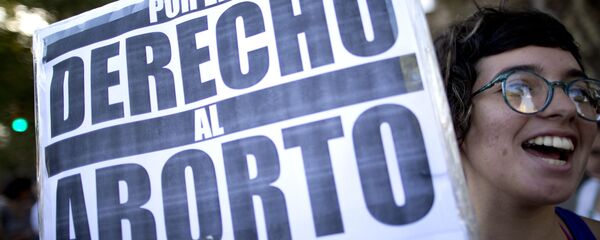 Manifestación a favor del aborto (Archivo) - Sputnik Mundo