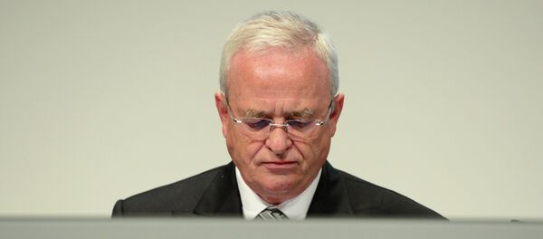 Martin Winterkorn, presidente de la compañía Volkswagen - Sputnik Mundo