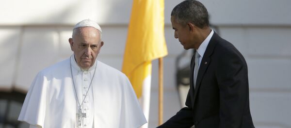 Papa Francisco y presidente de EEUU, Barack Obama - Sputnik Mundo