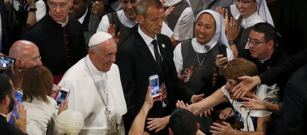 Papa Francisco en La Basílica del Santuario Nacional de la Inmaculada Concepción - Sputnik Mundo