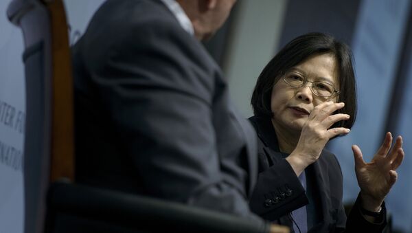 Tsai Ing-wen, líder del Partido Democrático Progresista de Taiwán - Sputnik Mundo